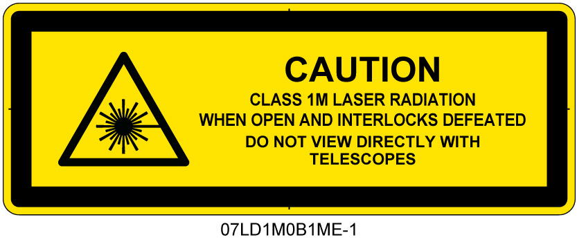 07LD1M0B1　セーフティインターロックパネル クラス1M