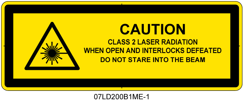 07LD200B1　セーフティインターロックパネル クラス2