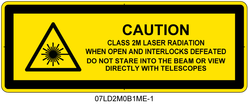 07LD2M0B1　セーフティインターロックパネル クラス2M