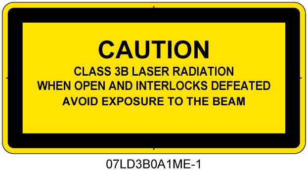 07LD3B0A1　セーフティインターロックパネル クラス3B