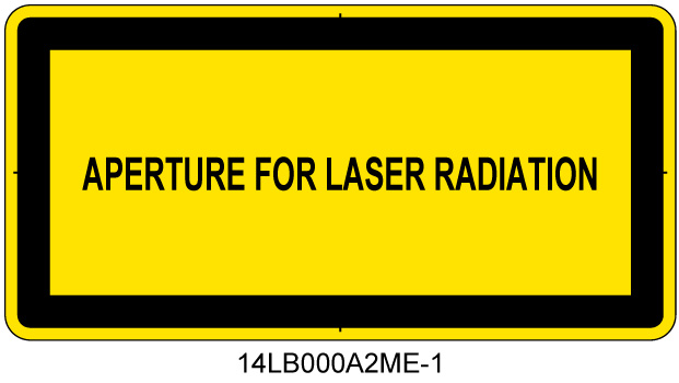 14LB000A2　レーザ開口部