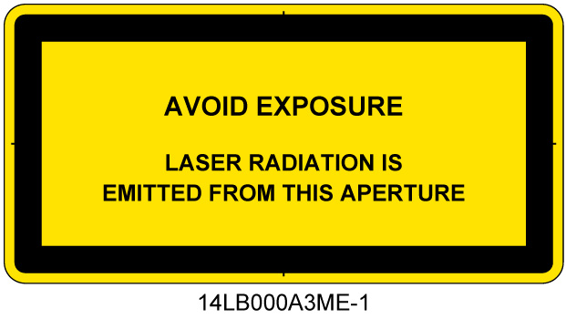 14LB000A3　レーザ開口部