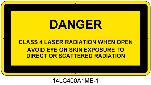 14LC400A1　アクセスパネル クラス4