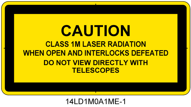 14LD1M0A1　セーフティインターロックパネル クラス1M