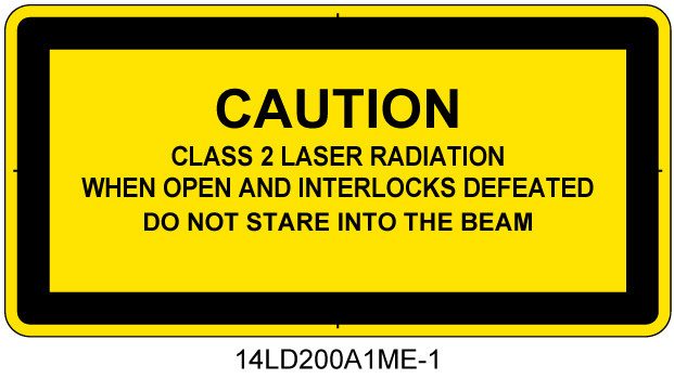 14LD200A1　セーフティインターロックパネル クラス2