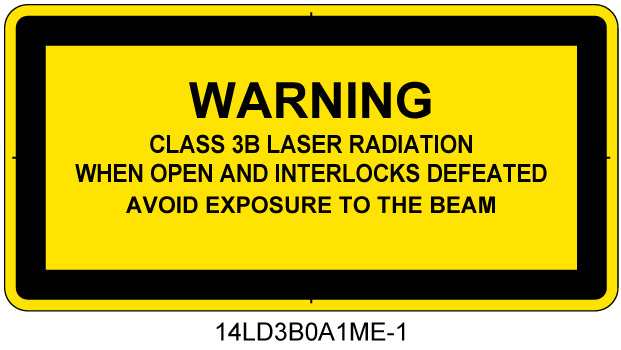 14LD3B0A1　セーフティインターロックパネル クラス3B