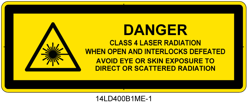 14LD400B1　セーフティインターロックパネル クラス4