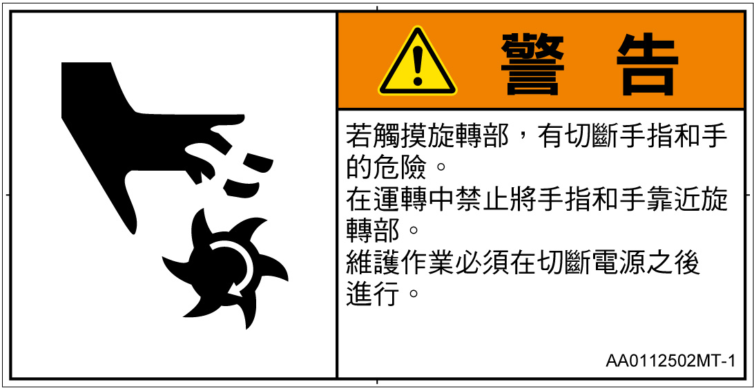 AA0112502　切断(回転部)