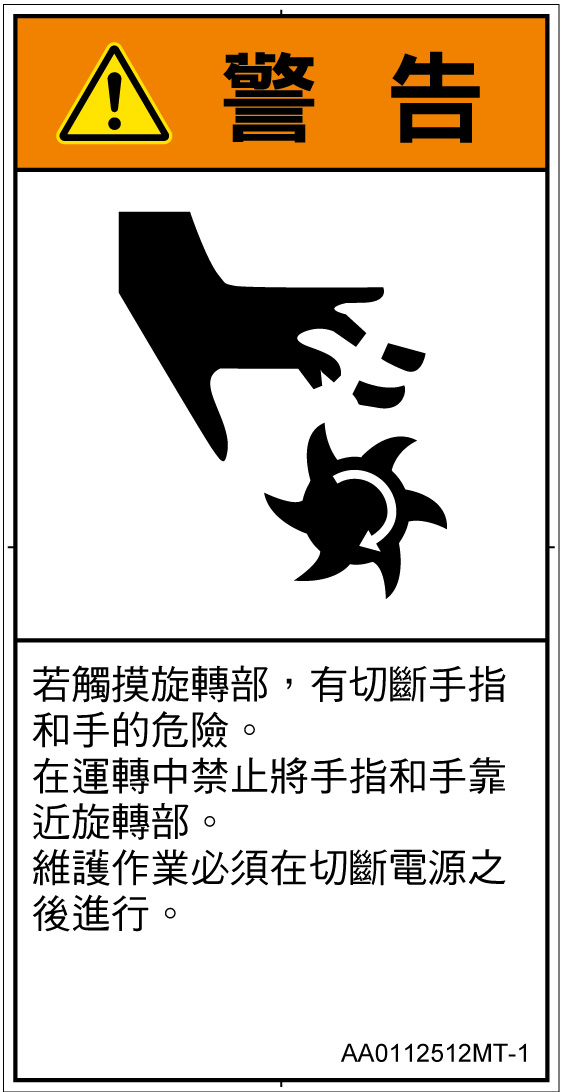 AA0112512　切断(回転部)