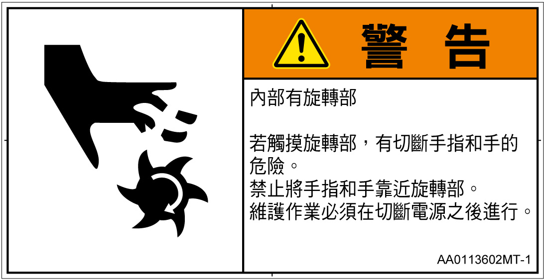 AA0113602　切断(回転部)