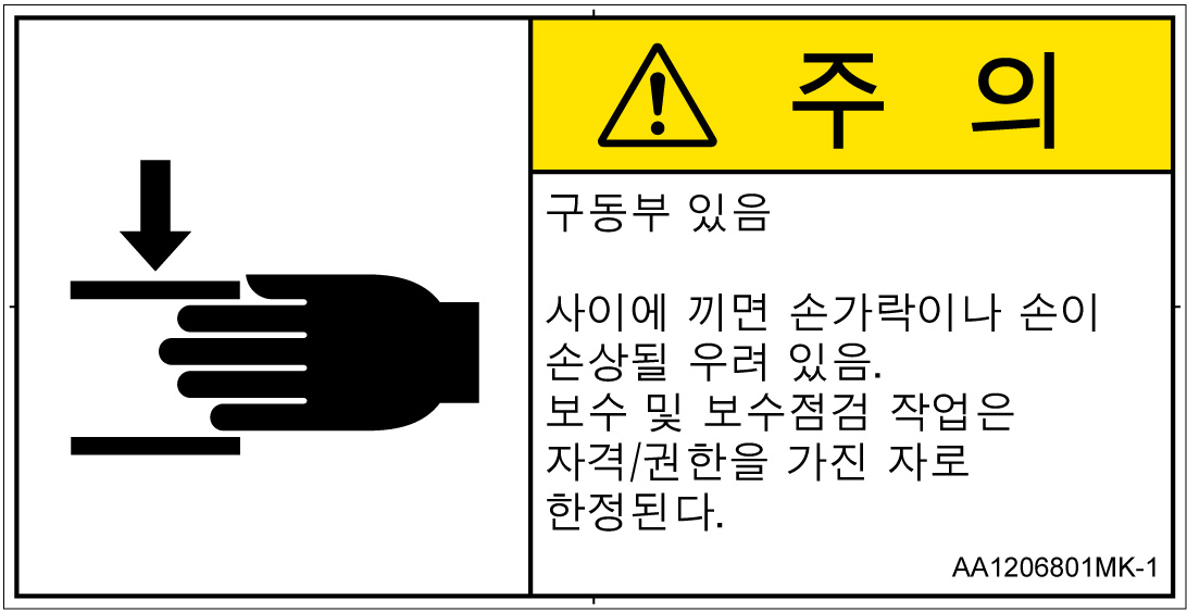 AA1206801　はさまれ