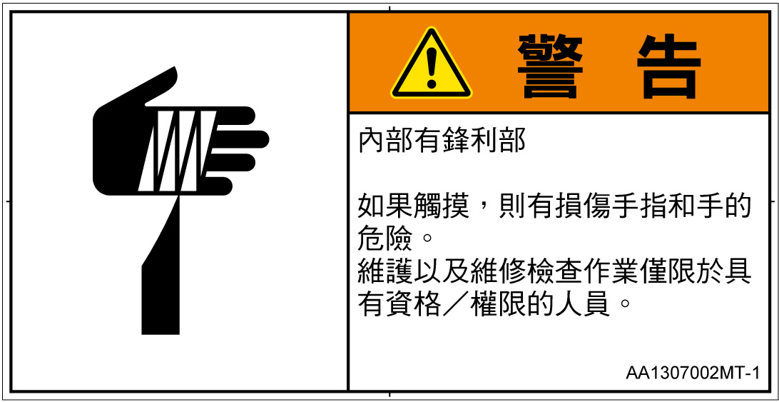 AA1307002　切傷