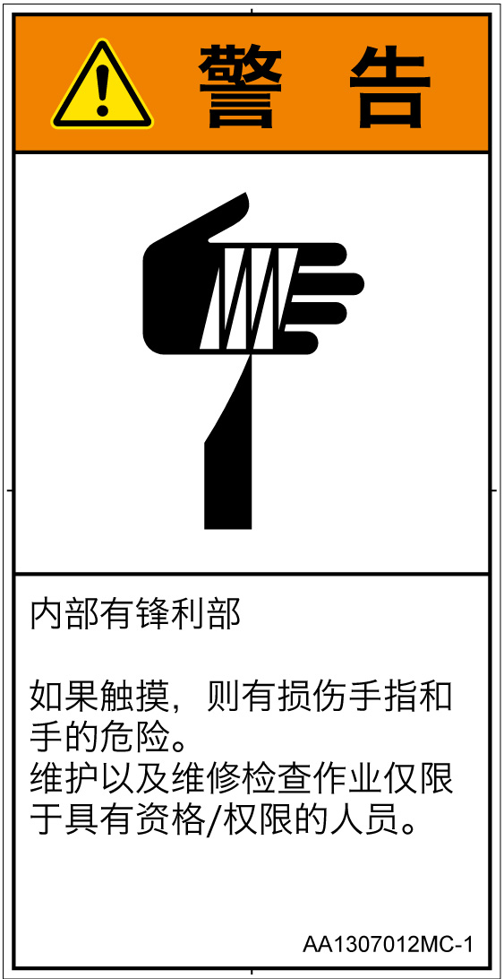 AA1307012　切傷