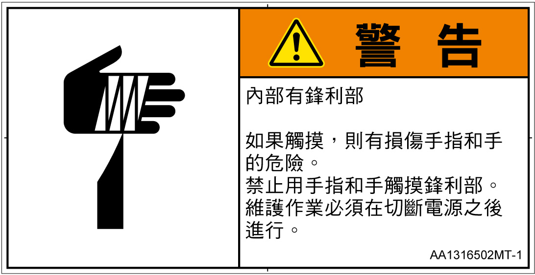 AA1316502　切傷