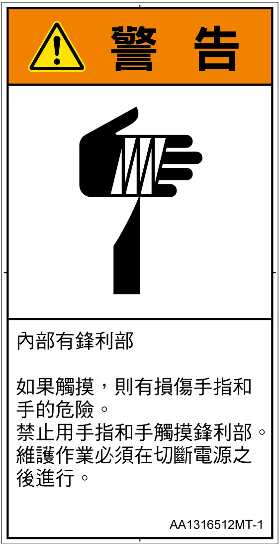 AA1316512　切傷