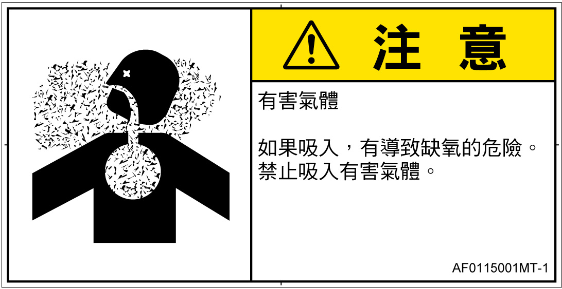 AF0115001　有毒ガス/窒息