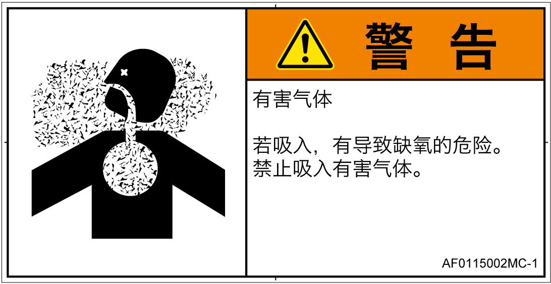 AF0115002　有毒ガス/窒息