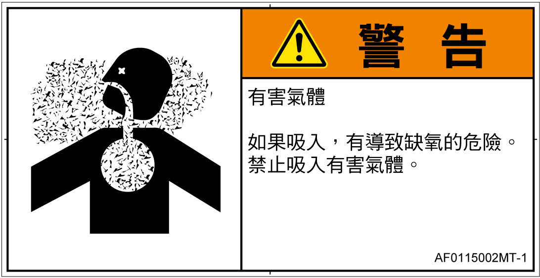 AF0115002　有毒ガス/窒息