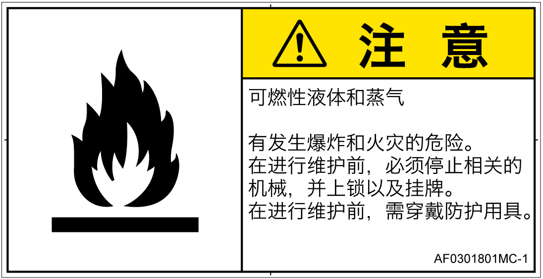 AF0301801　可燃性物質