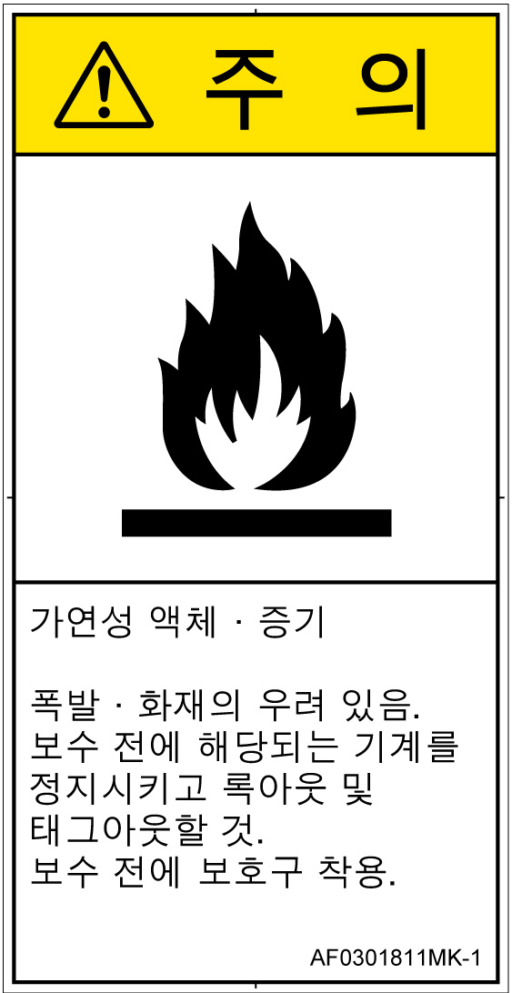AF0301811　可燃性物質