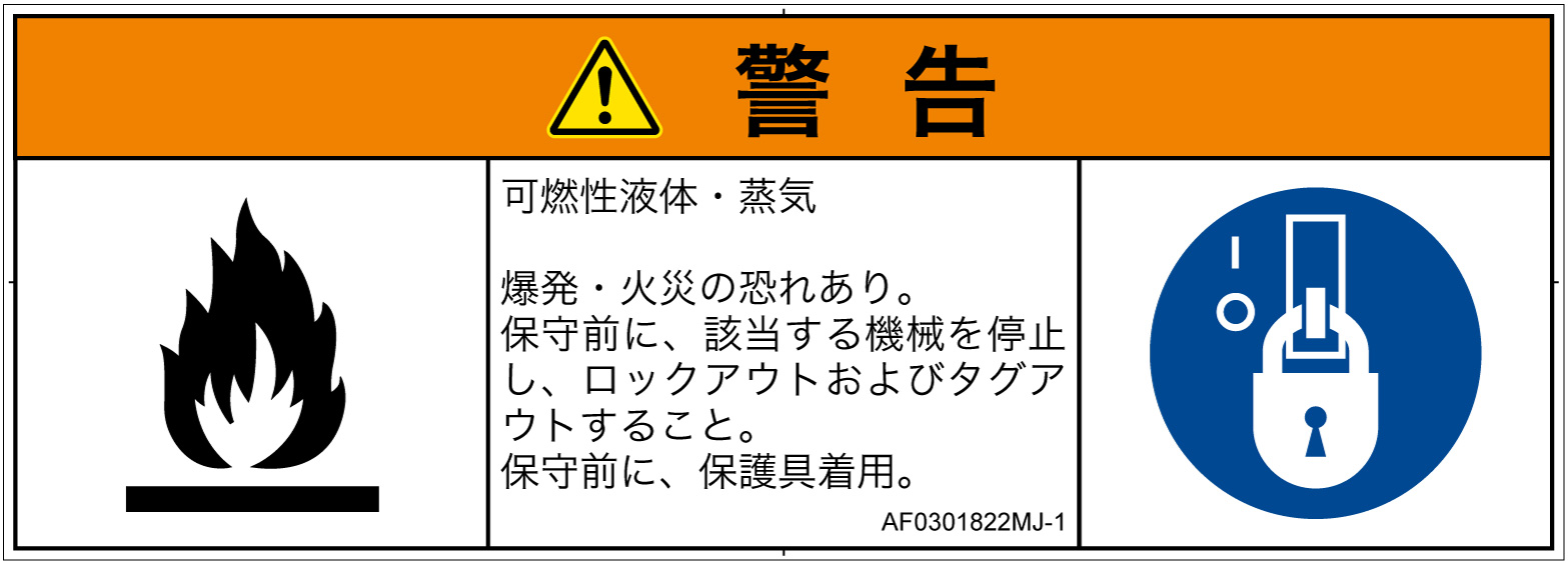 AF0301822　可燃性物質