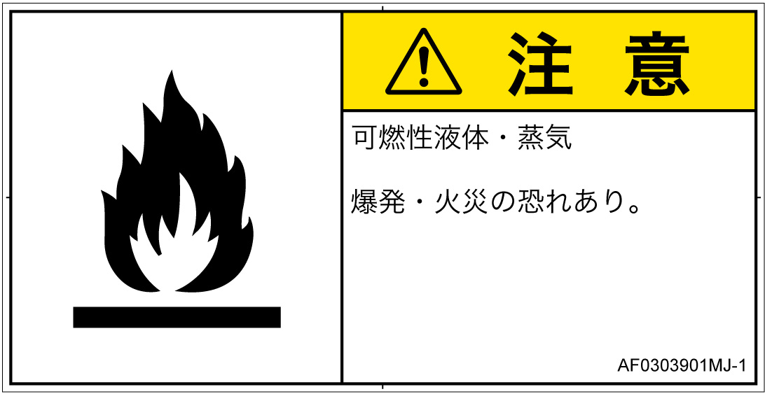 AF0303901　可燃性物質