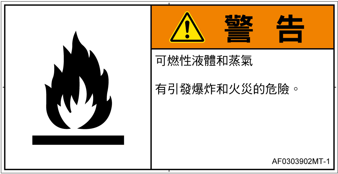 AF0303902　可燃性物質
