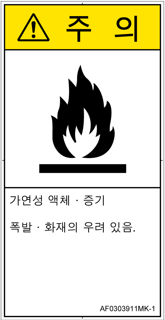AF0303911　可燃性物質
