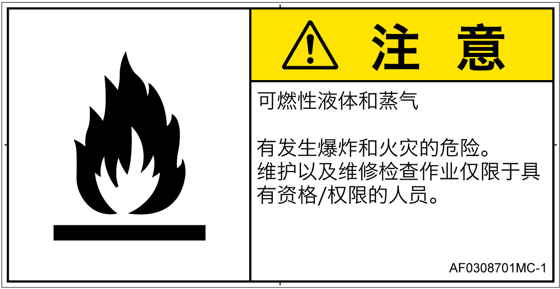 AF0308701　可燃性物質