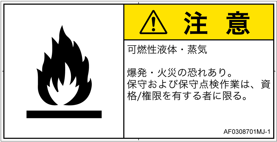 AF0308701　可燃性物質