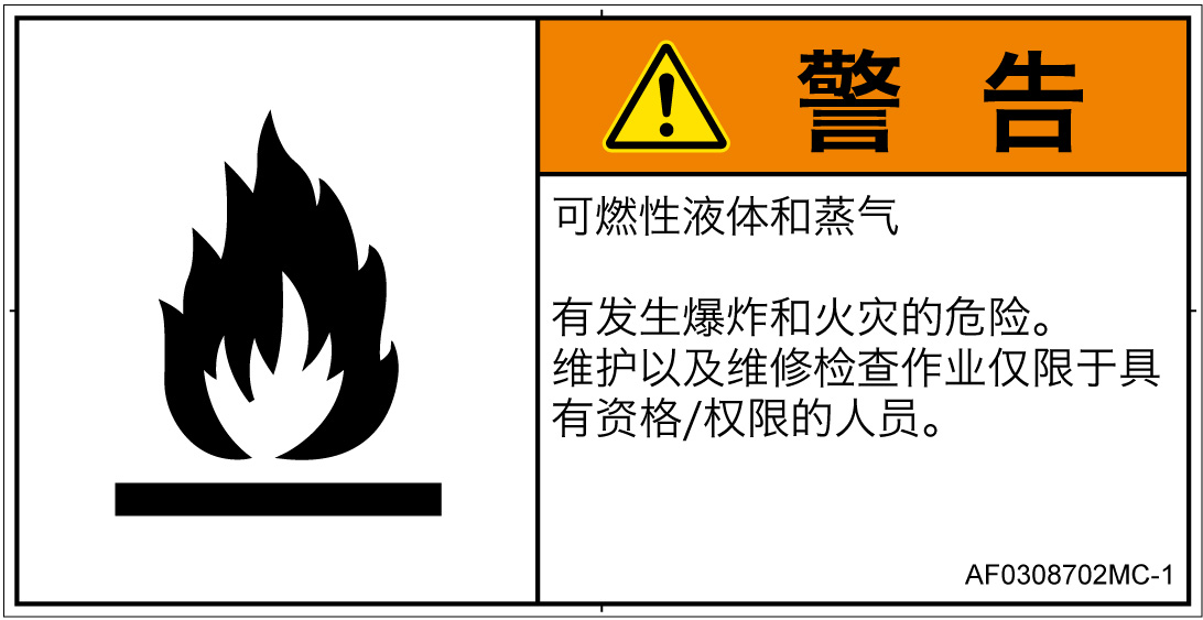 AF0308702　可燃性物質