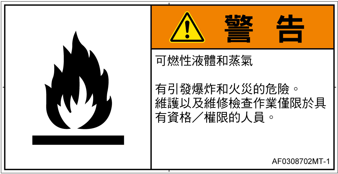 AF0308702　可燃性物質