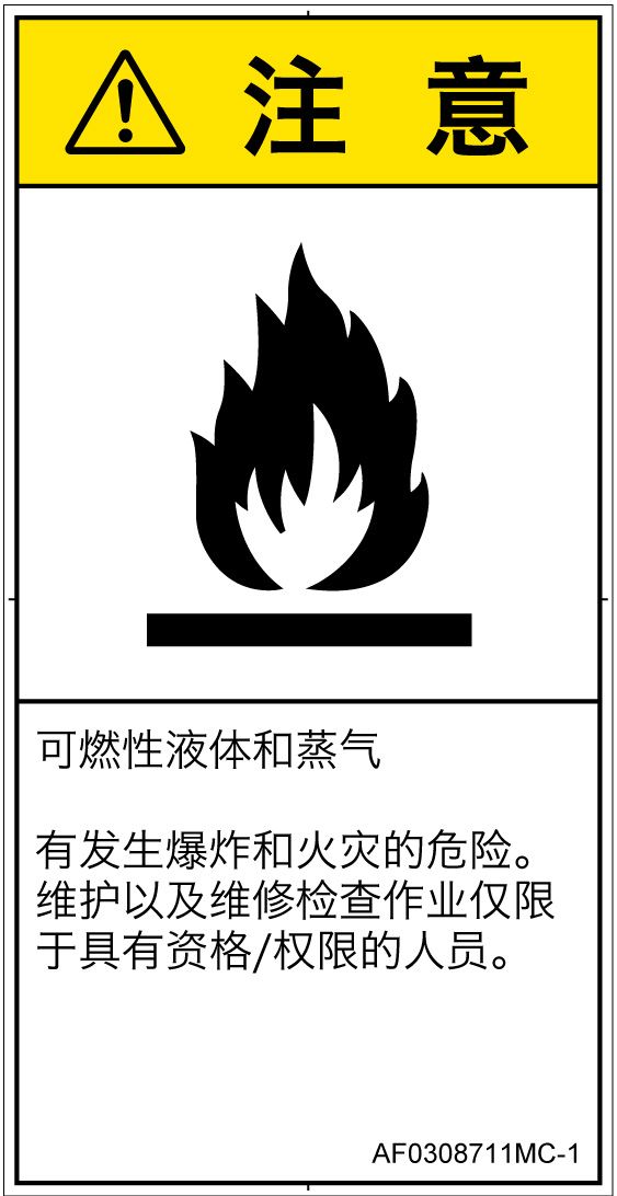 AF0308711　可燃性物質