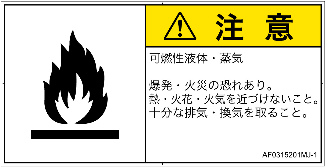 AF0315201　可燃性物質