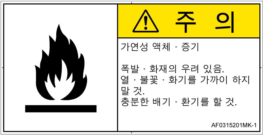 AF0315201　可燃性物質