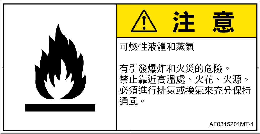 AF0315201　可燃性物質