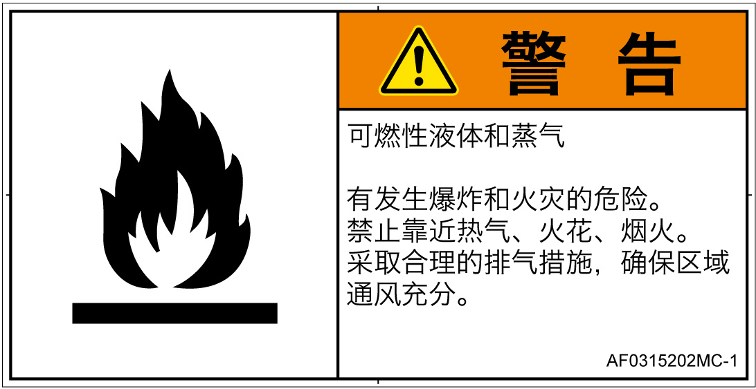 AF0315202　可燃性物質