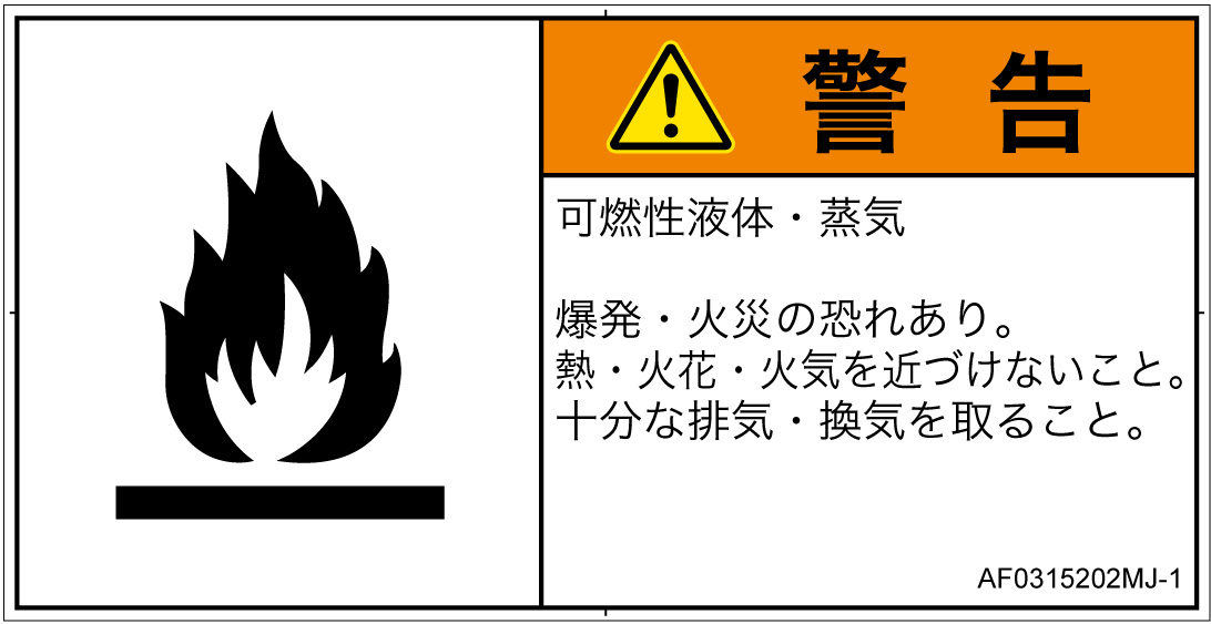 AF0315202　可燃性物質