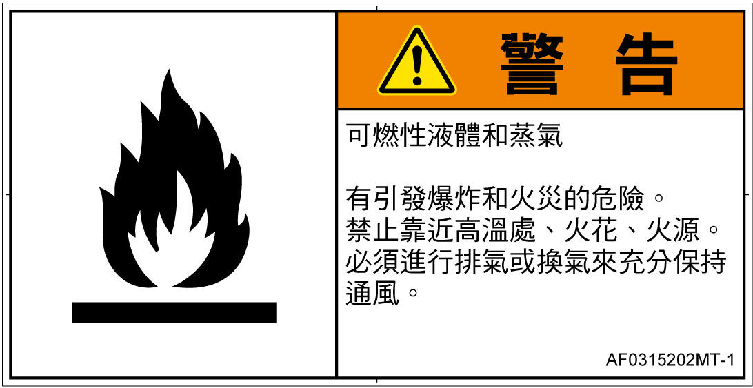 AF0315202　可燃性物質