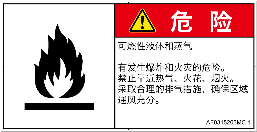 AF0315203　可燃性物質
