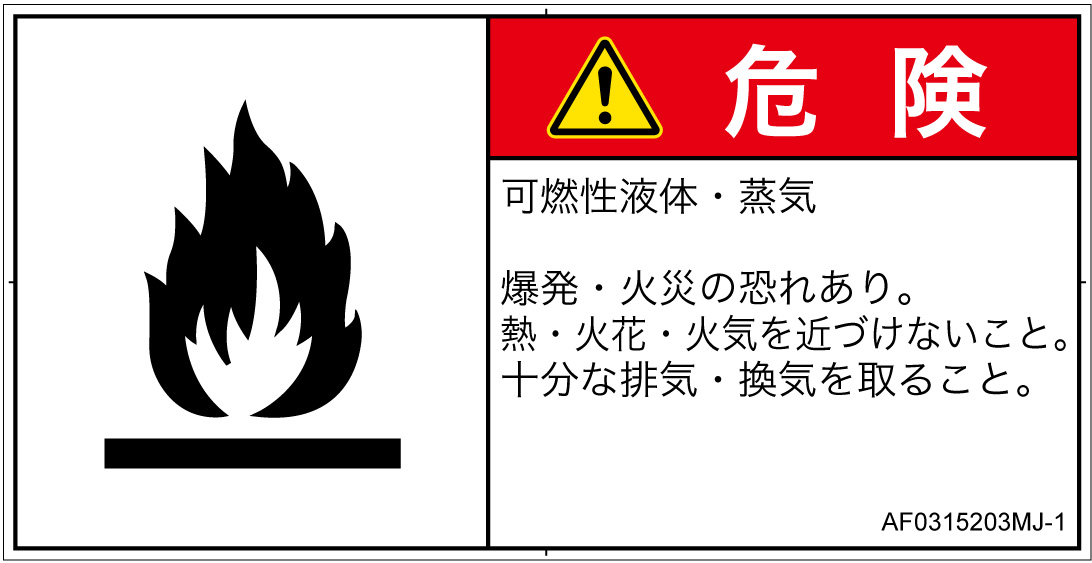 AF0315203　可燃性物質
