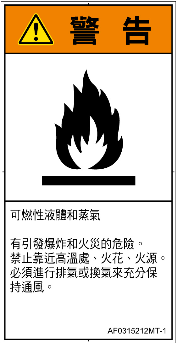 AF0315212　可燃性物質