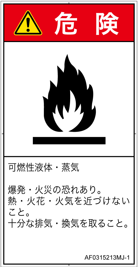 AF0315213　可燃性物質