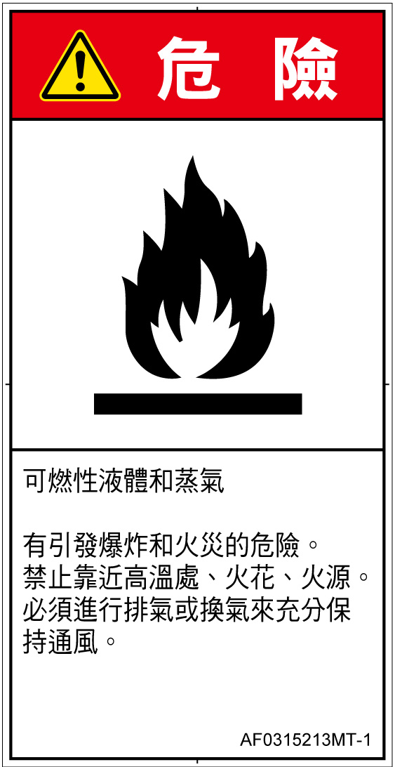 AF0315213　可燃性物質