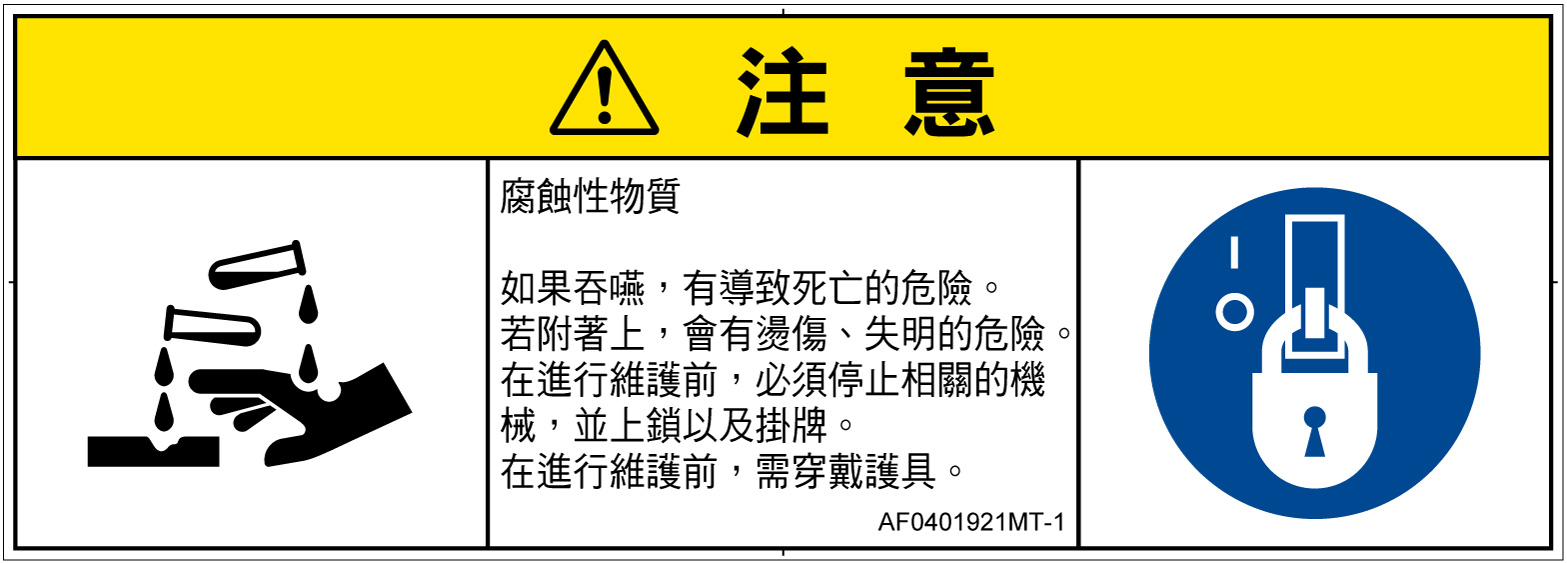 AF0401921　腐食性物質