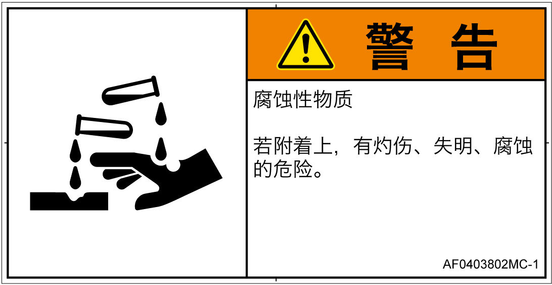 AF0403802　腐食性物質