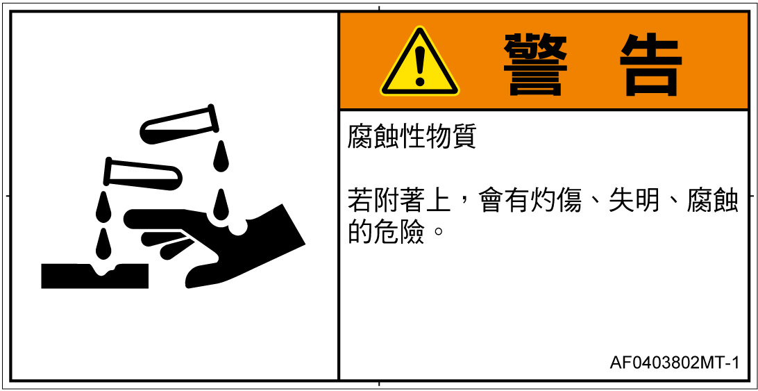 AF0403802　腐食性物質