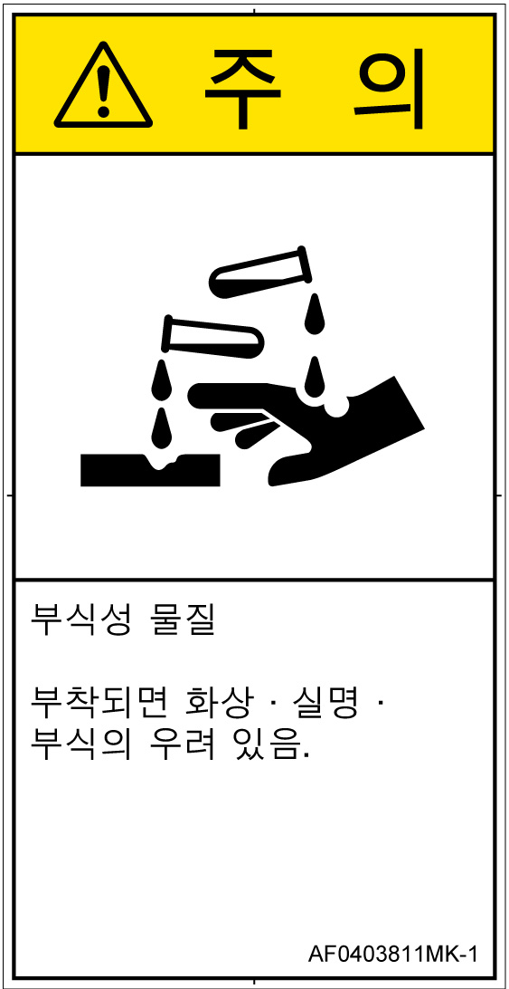 AF0403811　腐食性物質