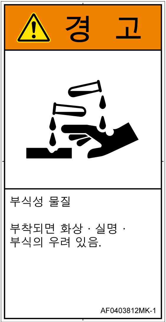 AF0403812　腐食性物質