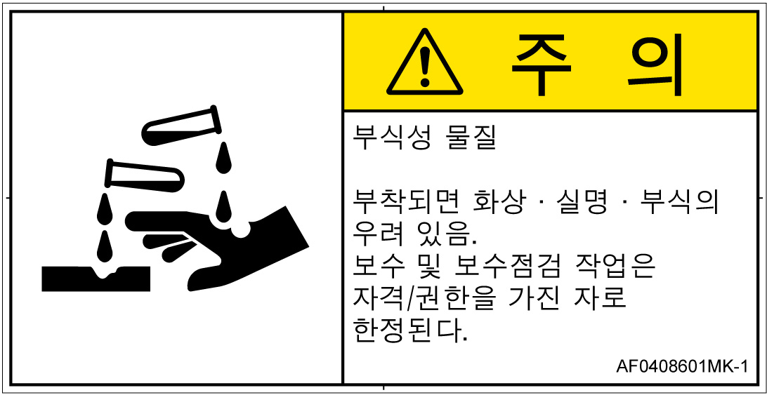 AF0408601　腐食性物質